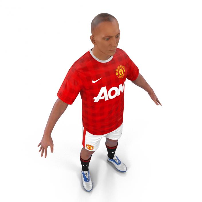 3D Soccer Player Manchester United