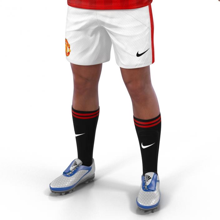 3D Soccer Player Manchester United