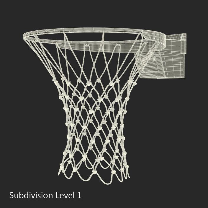 3D Basketball Rim Spalding model