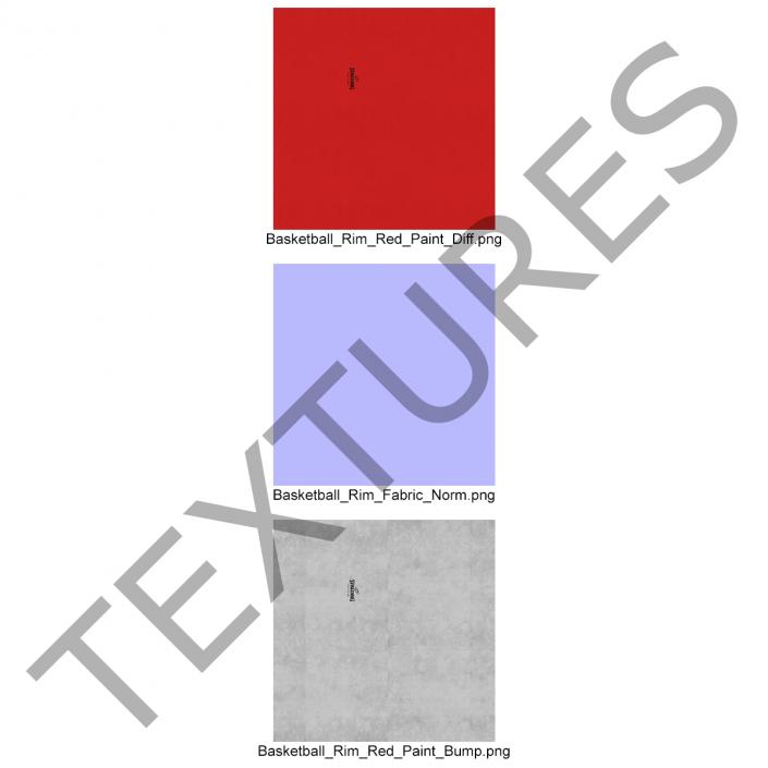 3D Basketball Rim Spalding model