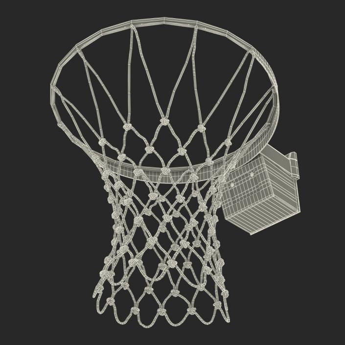 3D Basketball Rim Spalding model