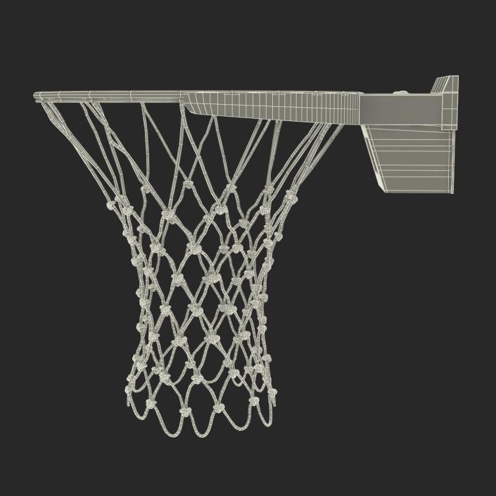 3D Basketball Rim Spalding model