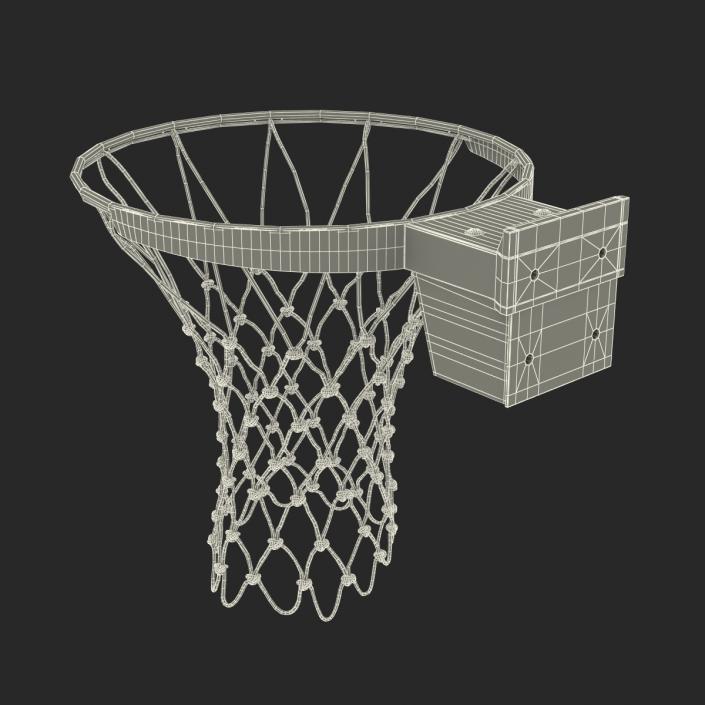 3D Basketball Rim Spalding model