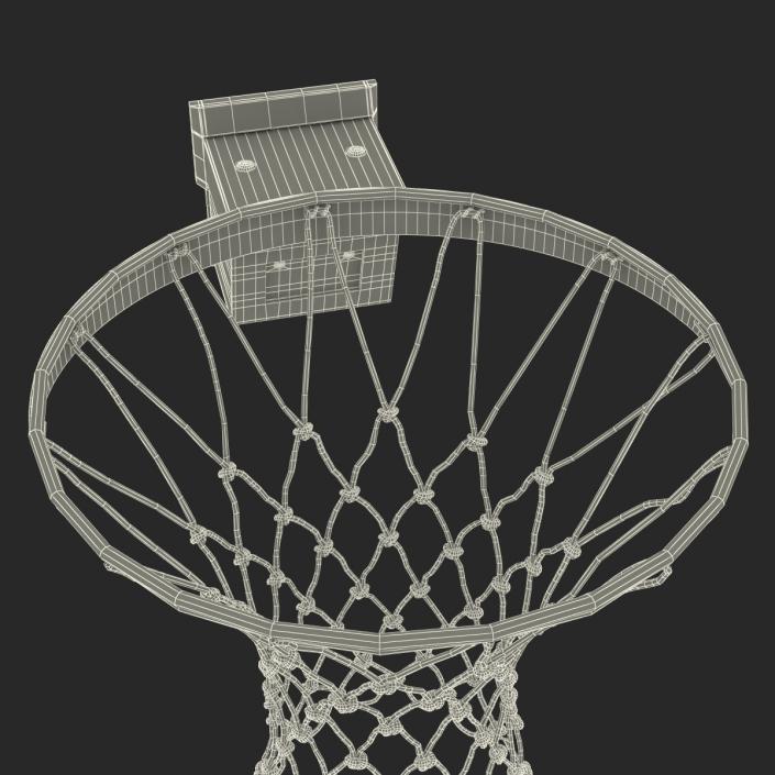 3D Basketball Rim Spalding model