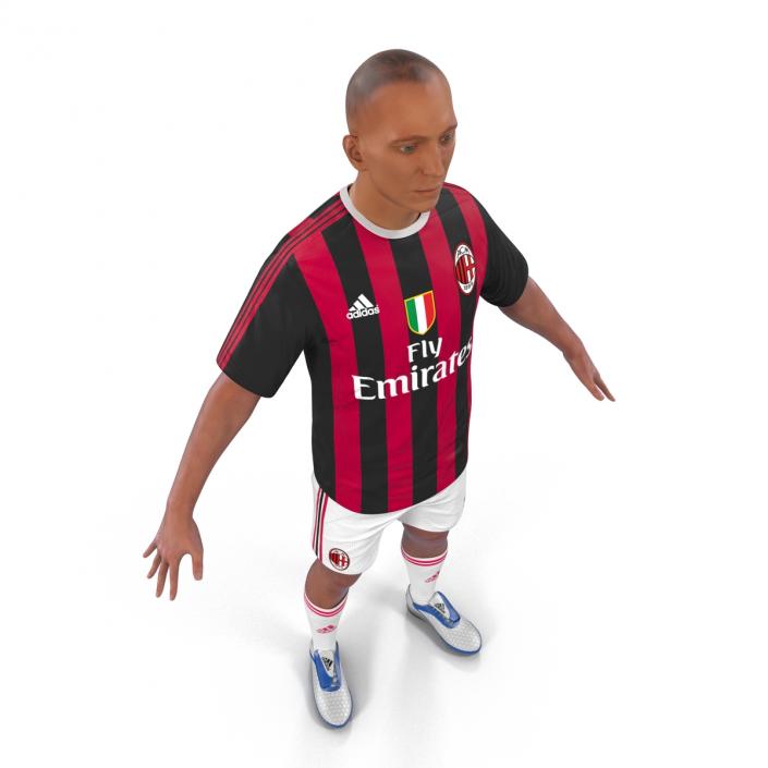 Soccer Player Milan 3D model