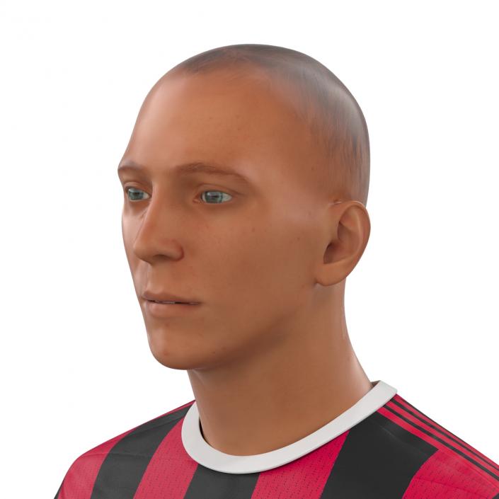 Soccer Player Milan 3D model