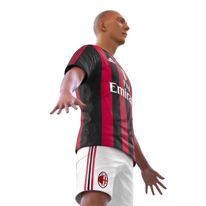 Soccer Player Milan 3D model