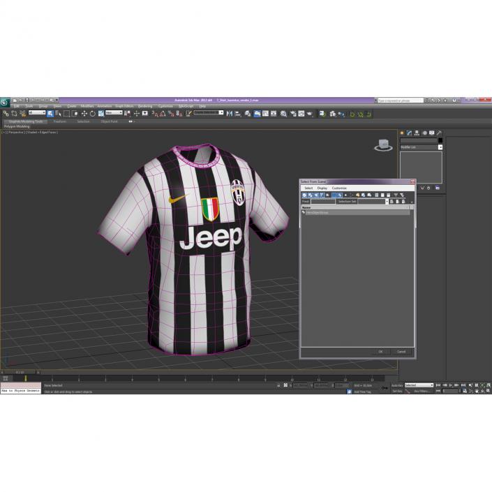 3D T-Shirt Juventus