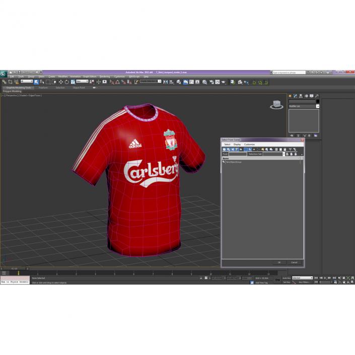 T-Shirt Liverpool 3D