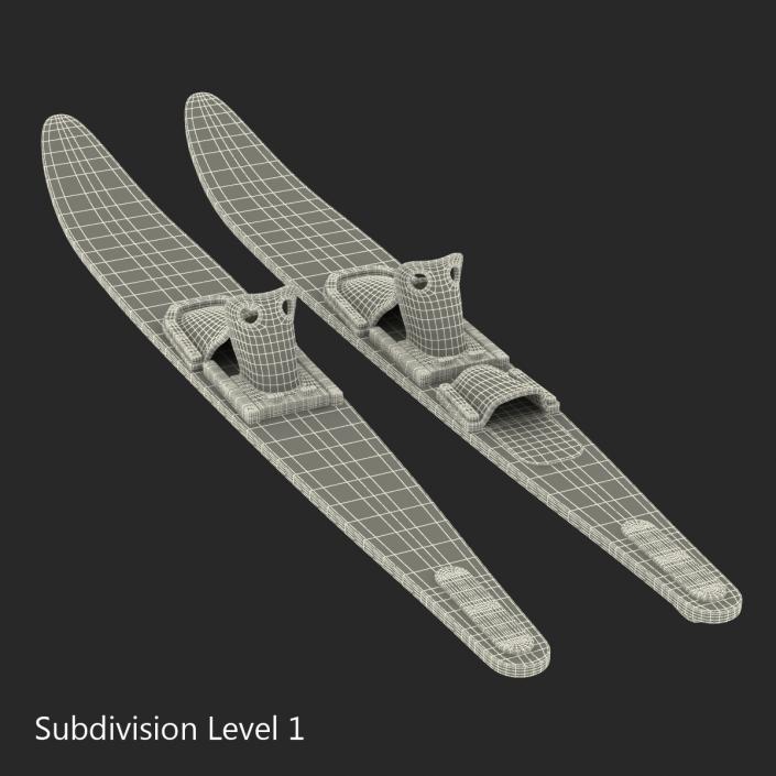 3D model Water Skis