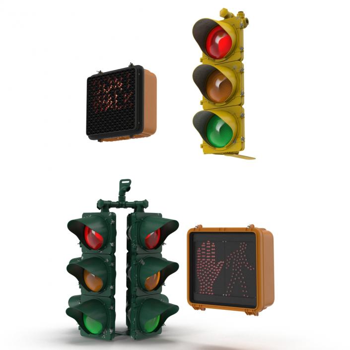 Stop Lights Collection 2 3D model