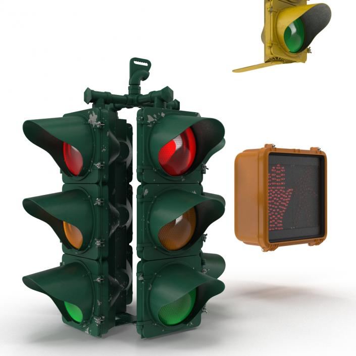 Stop Lights Collection 2 3D model