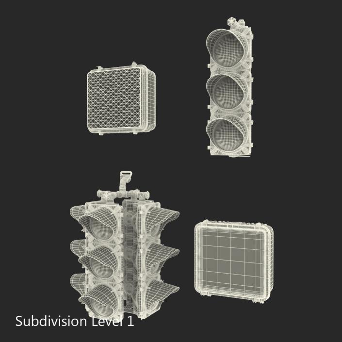 Stop Lights Collection 2 3D model