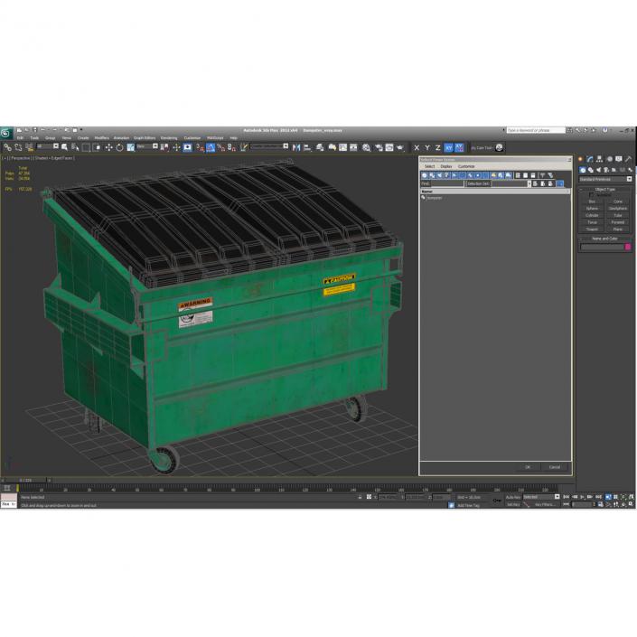 3D model Dumpster