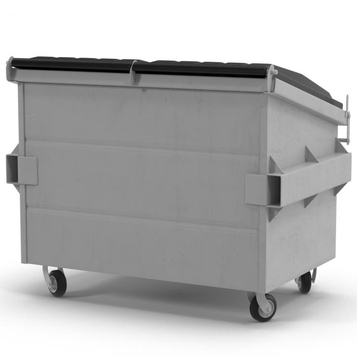 Dumpster White 3D model