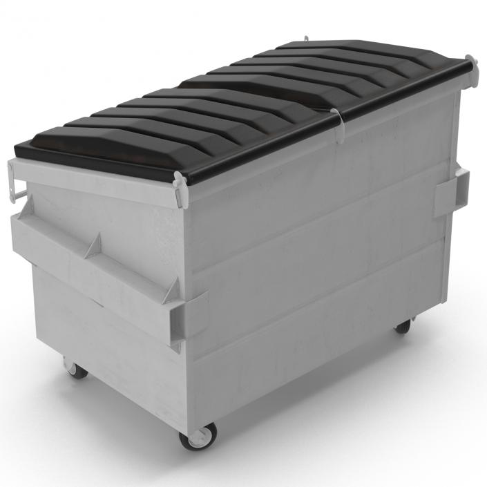 Dumpster White 3D model