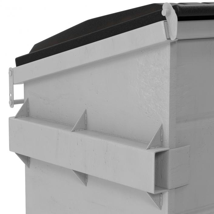 Dumpster White 3D model