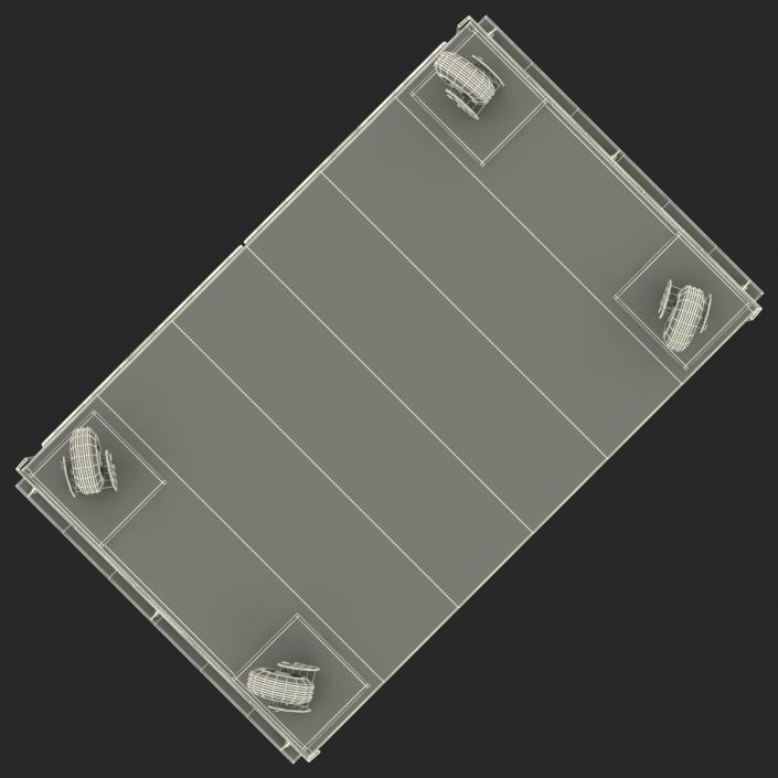 Dumpster White 3D model