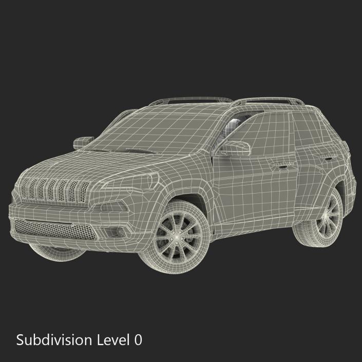 3D Generic SUV Rigged model