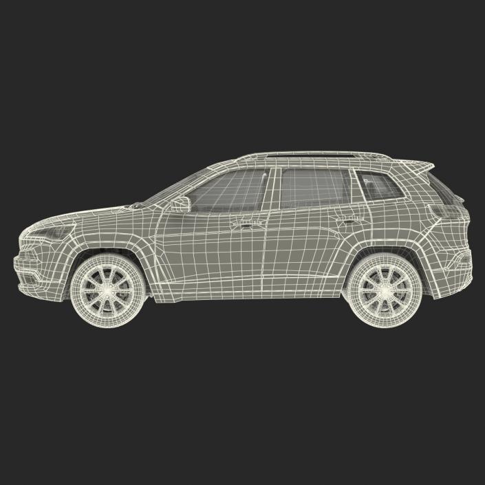 3D Generic SUV Rigged model