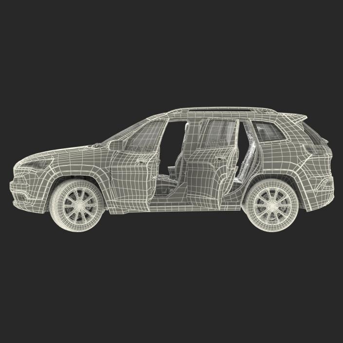 3D Generic SUV Rigged model