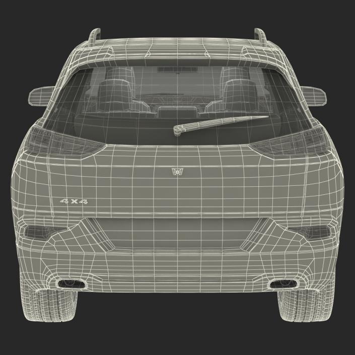 3D Generic SUV Rigged model