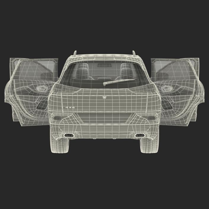 3D Generic SUV Rigged model