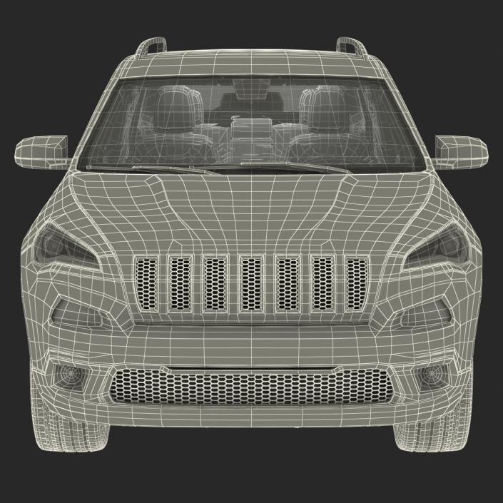 3D Generic SUV Rigged model