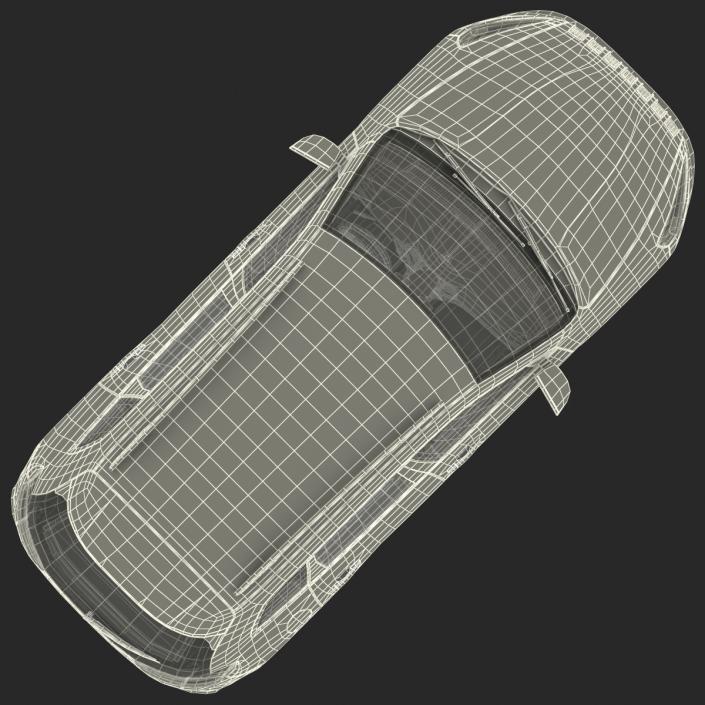 3D Generic SUV Rigged model