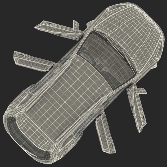 3D Generic SUV Rigged model