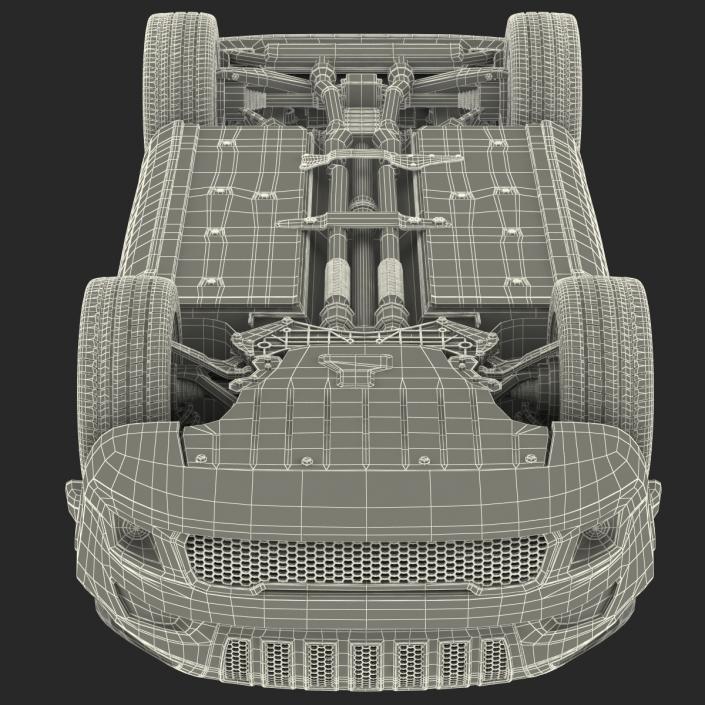 3D Generic SUV Rigged model