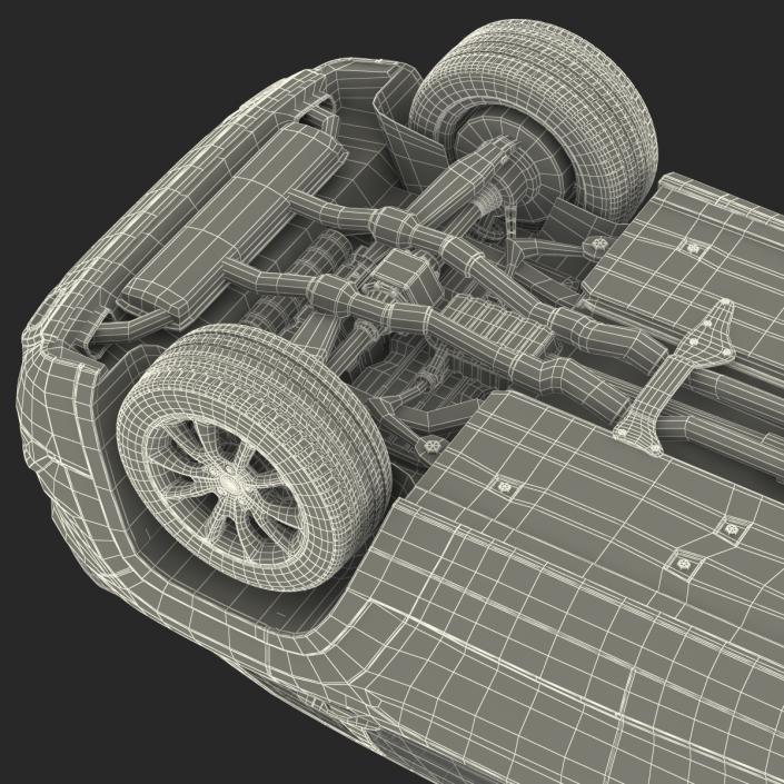 3D Generic SUV Rigged model