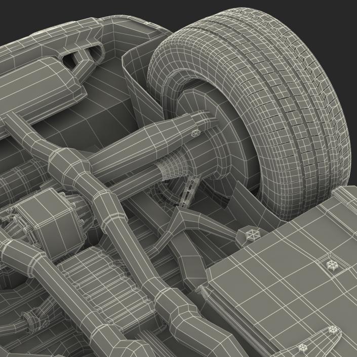 3D Generic SUV Rigged model