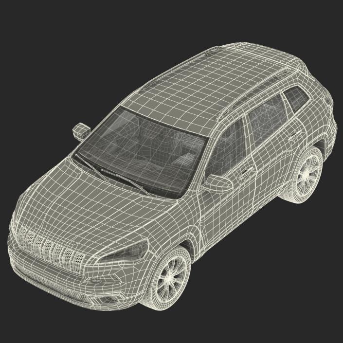 3D Generic SUV Rigged model