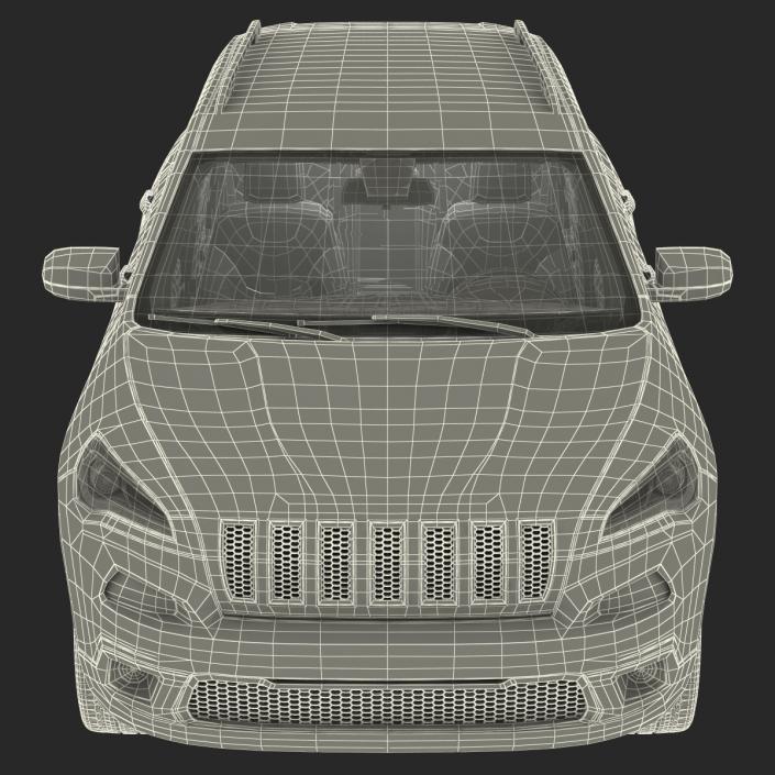 3D Generic SUV Rigged model