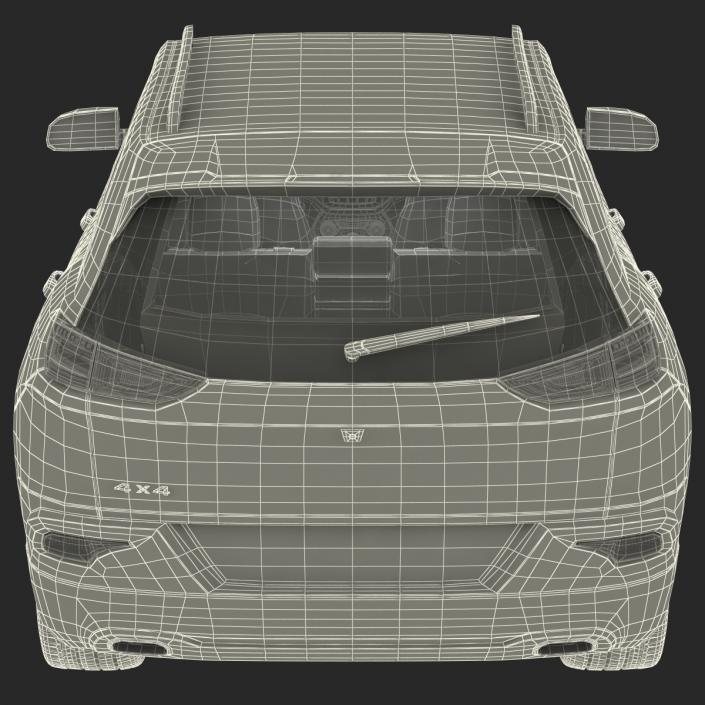 3D Generic SUV Rigged model