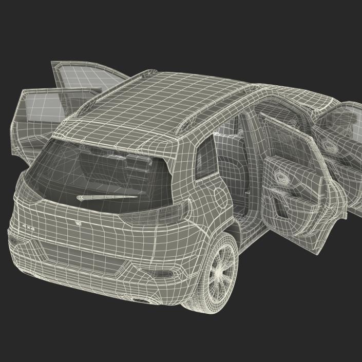 3D Generic SUV Rigged model