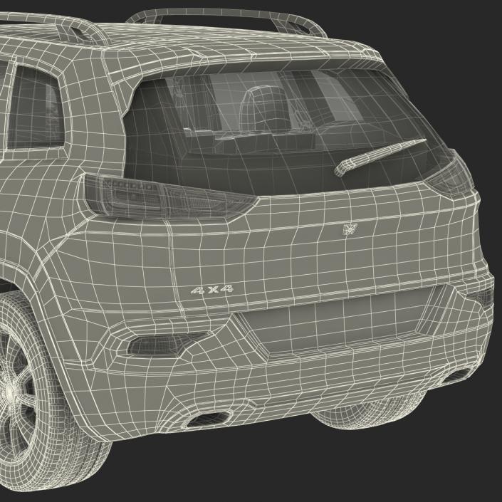 3D Generic SUV Rigged model