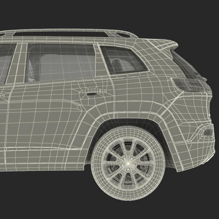 3D Generic SUV Rigged model