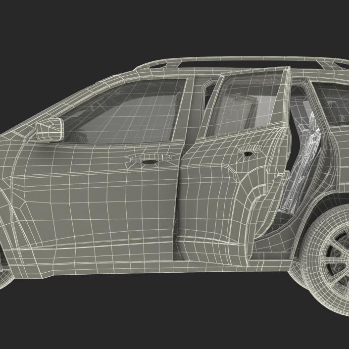 3D Generic SUV Rigged model