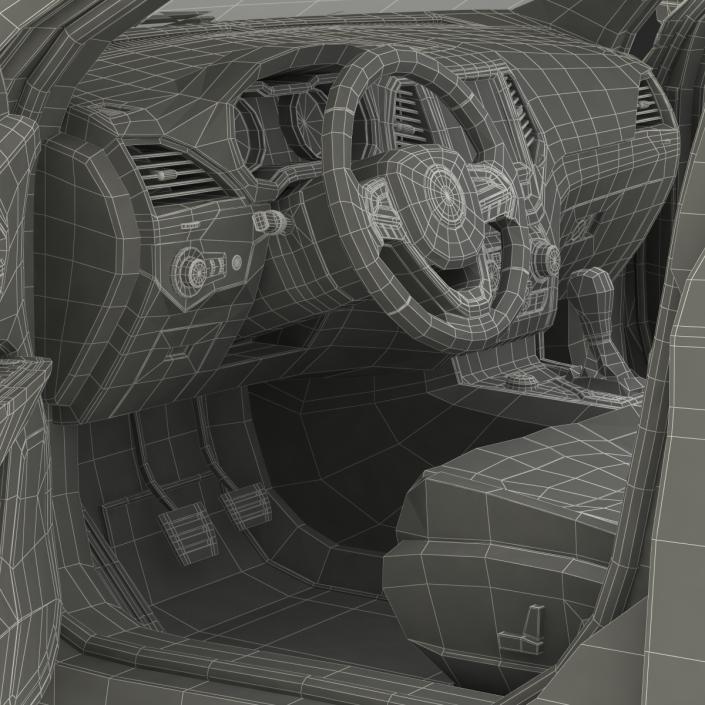 3D Generic SUV Rigged model