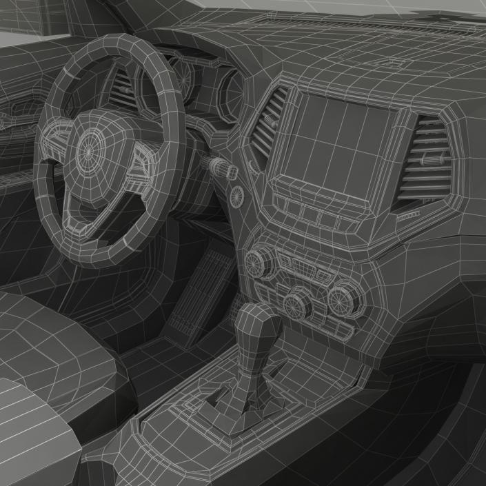 3D Generic SUV Rigged model