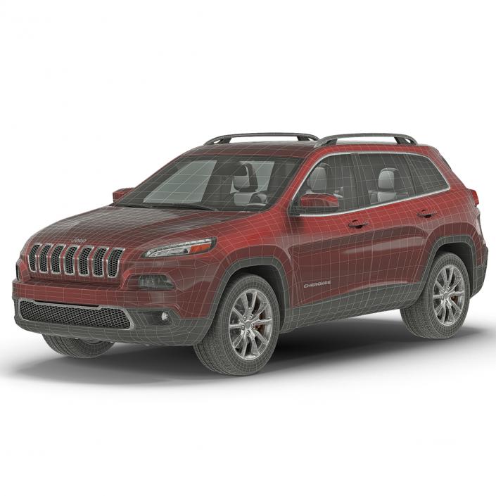 3D Jeep Cherokee 2015 model