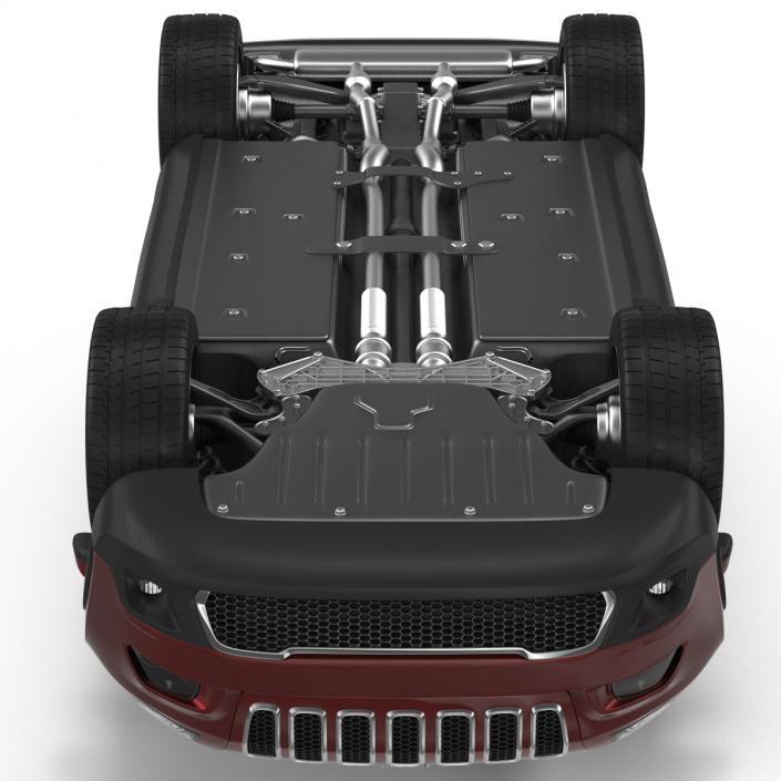 3D Jeep Cherokee 2015 model