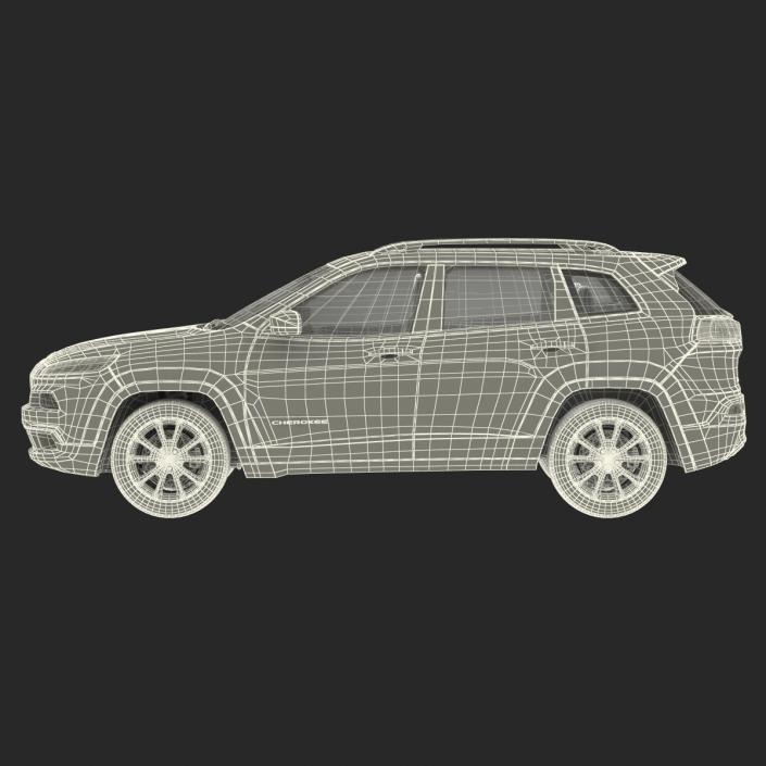 3D Jeep Cherokee 2015 model