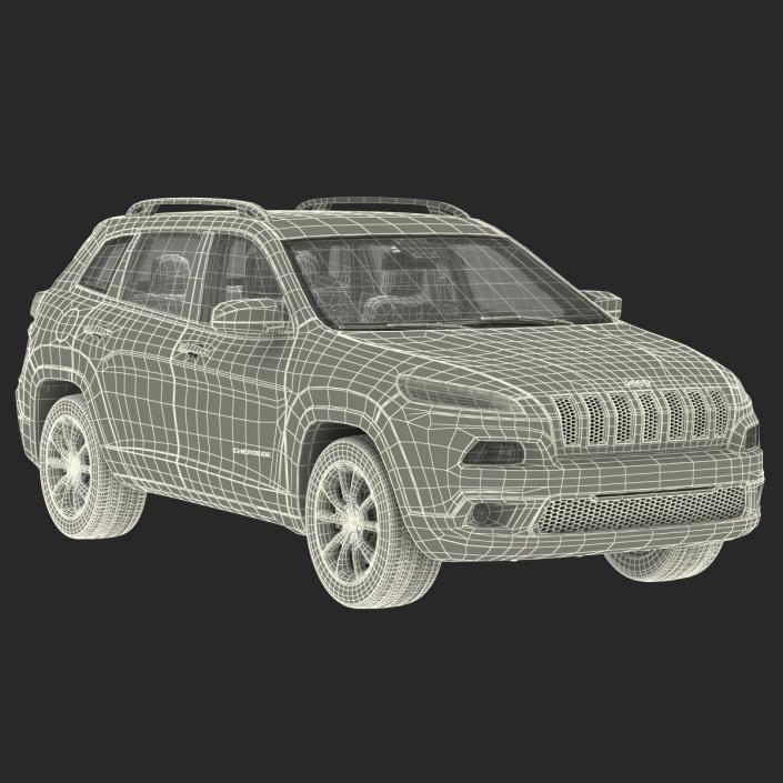 3D Jeep Cherokee 2015 model