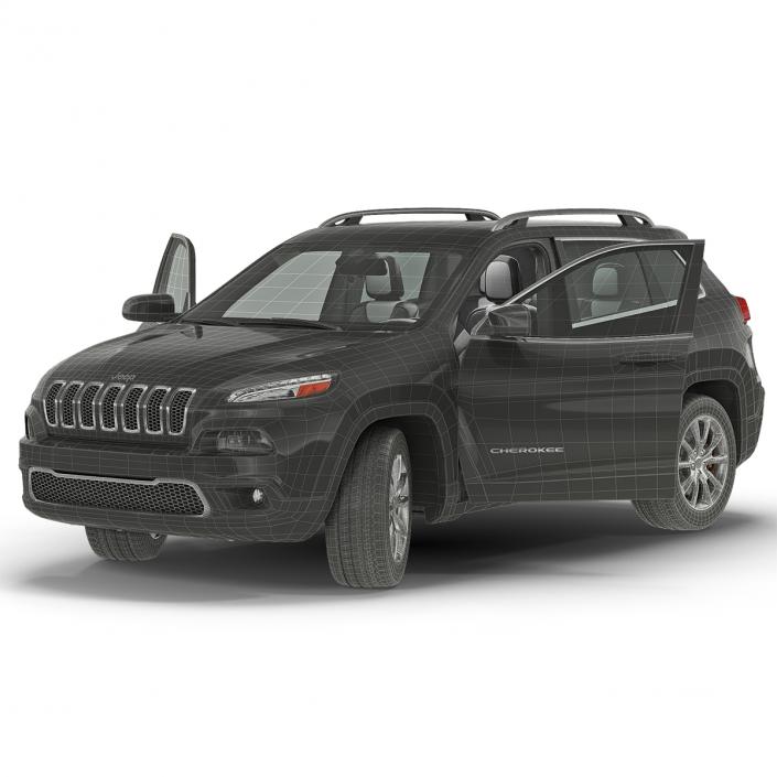 3D model Jeep Cherokee 2015 Rigged