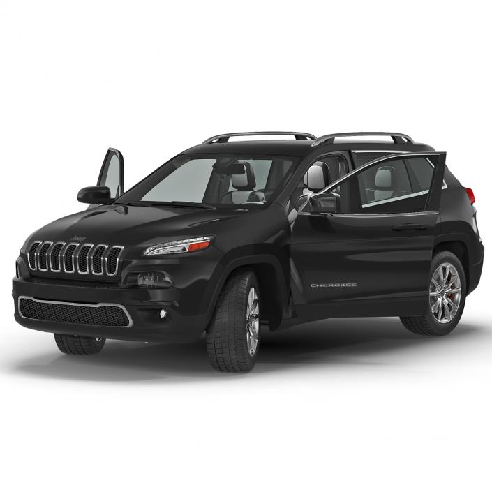 3D model Jeep Cherokee 2015 Rigged