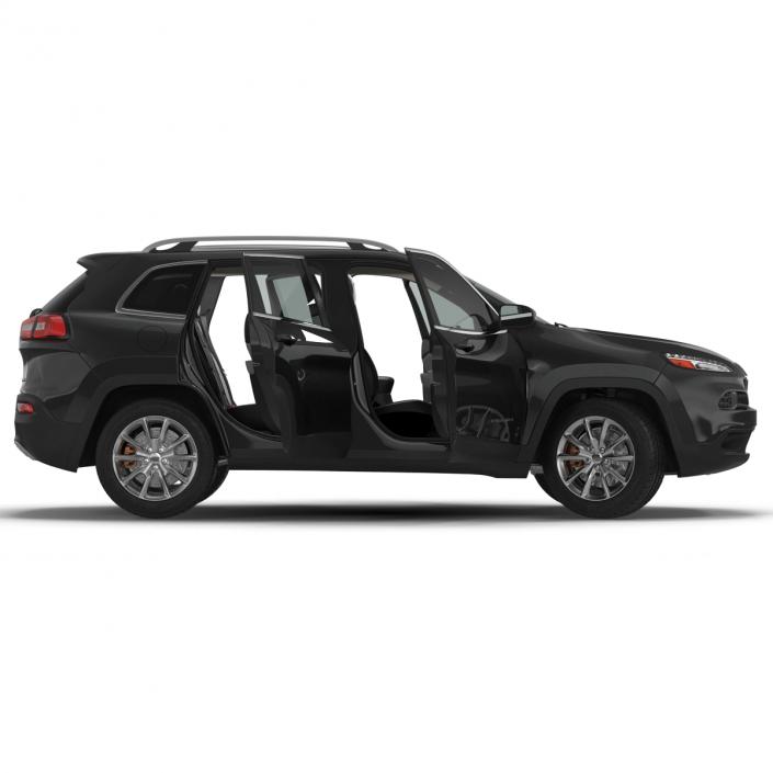 3D model Jeep Cherokee 2015 Rigged