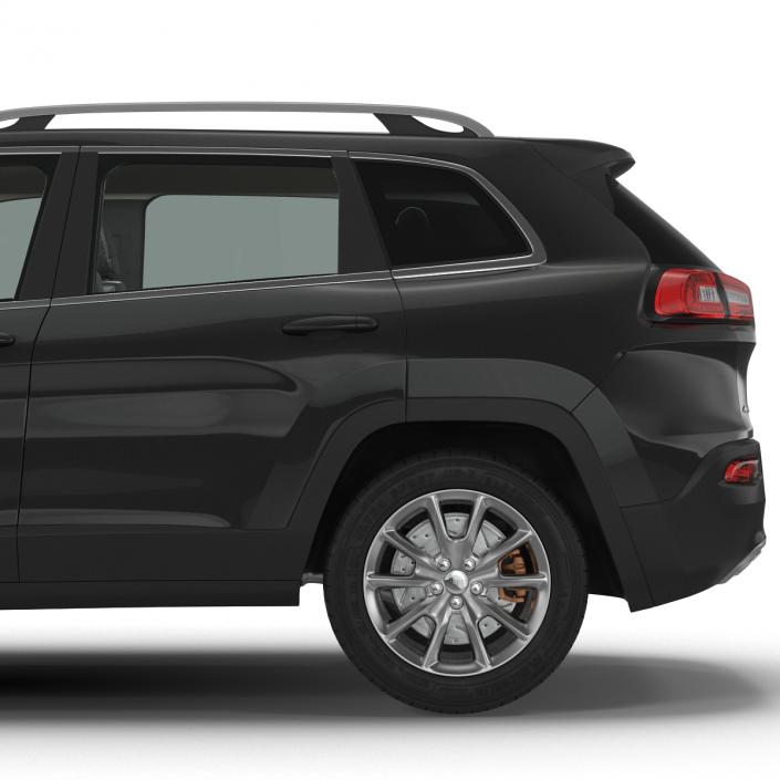 3D model Jeep Cherokee 2015 Rigged